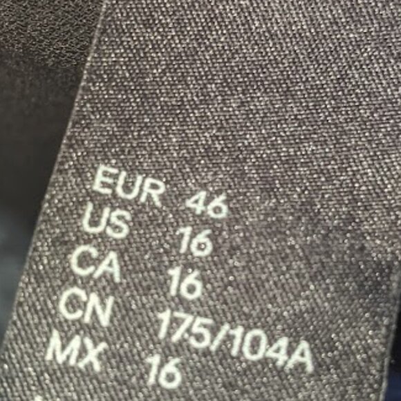 Black Blousy Top Blouse with Mesh Size 16 - Picture 3 of 3